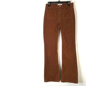 GAP ’70s Flare High Rise Brown Corduroy Pants